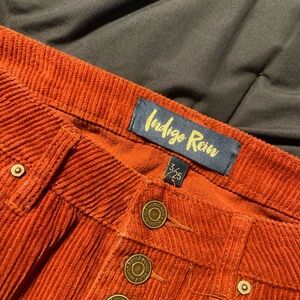 Indigo Rein Brown Corduroy Pants with Classic Style